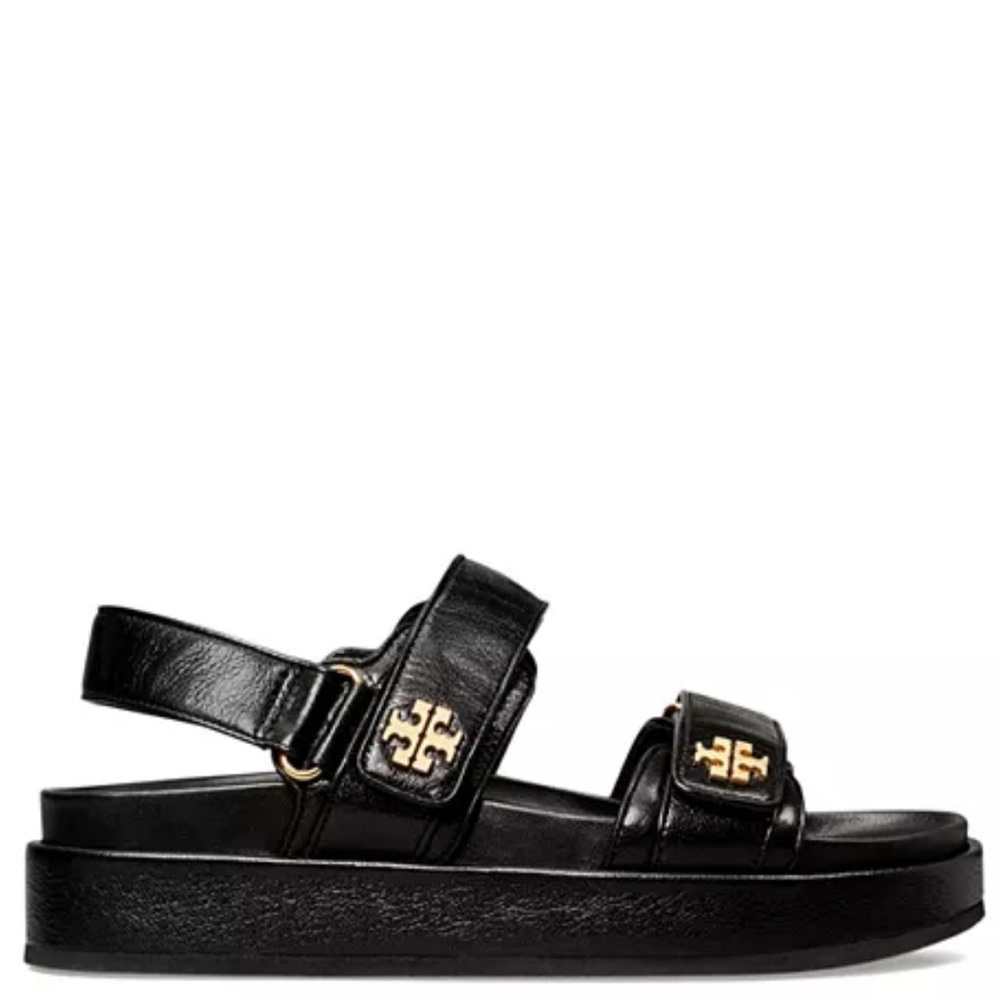 Tory Burch Kira Black Sandals - Picture 2 of 6